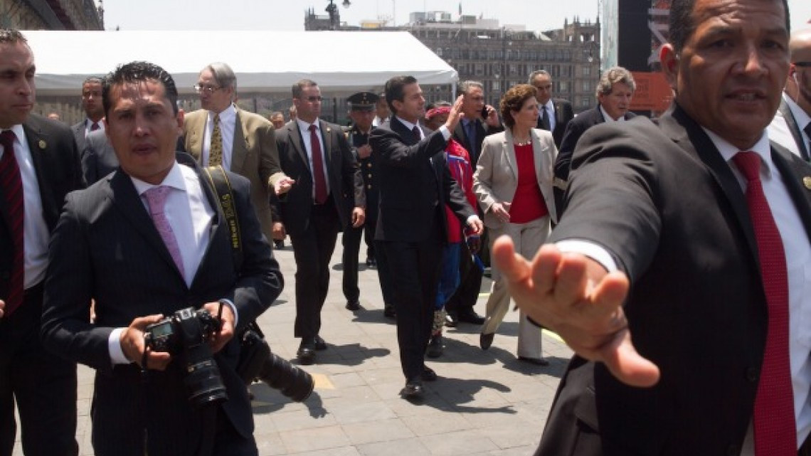Peña Nieto convivió con ciudadanos del Centro Histórico