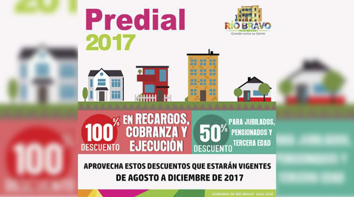Aprovecha los descuentos del "Predial 2017"