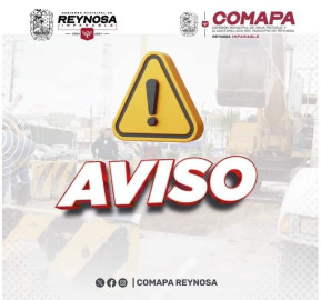 Este lunes se suspenderá temporalmente el servicio de agua en estas colonias: Instalará COMAPA válvula de control en línea de conducción en libramiento Oriente 