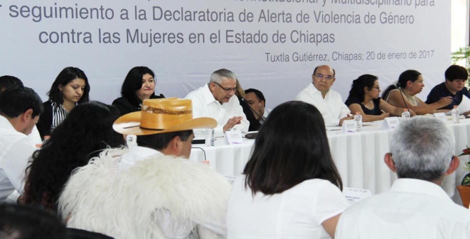 Atenderán Declaratoria de Violencia de Género en Chiapas