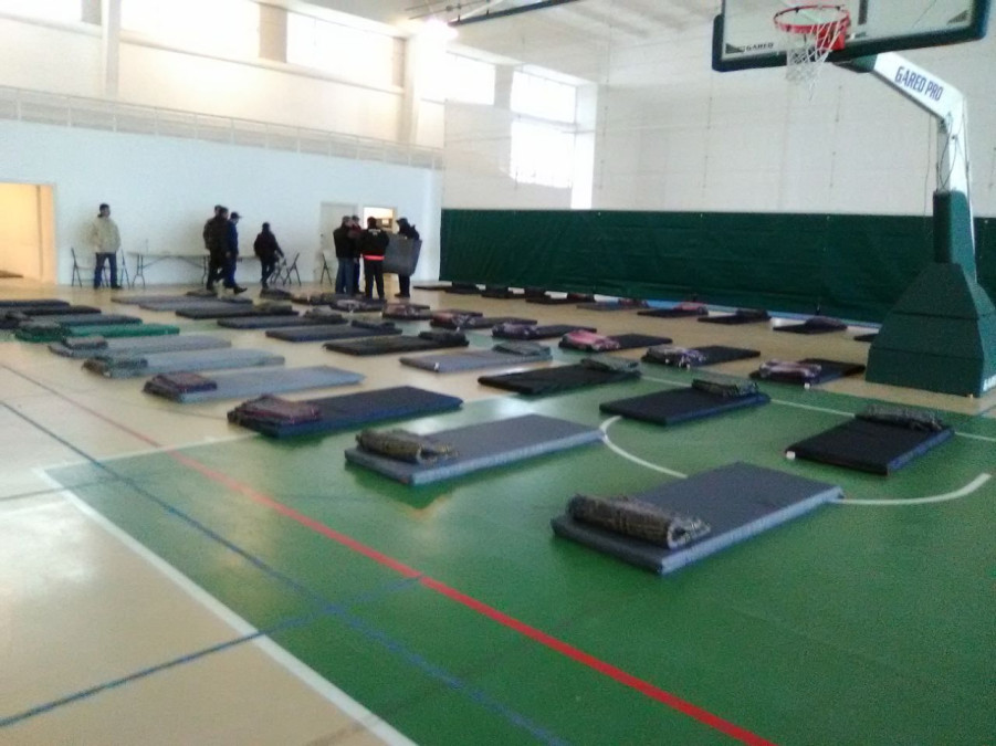 Municipio responde a bajas temperaturas