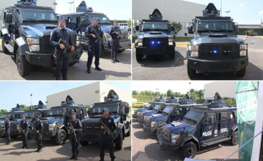 Adquiere Policía Estatal de Sinaloa ocho vehículos blindados