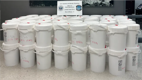 CBP decomisa más de 13 millones de dólares en metanfetamina en Roma, Texas