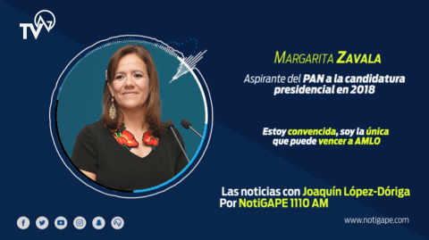 Estoy convencida, soy la única que puede vencer a AMLO: Margarita Zavala