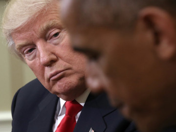 Donald Trump acusa a Obama de estar detrás de las protestas en su contra