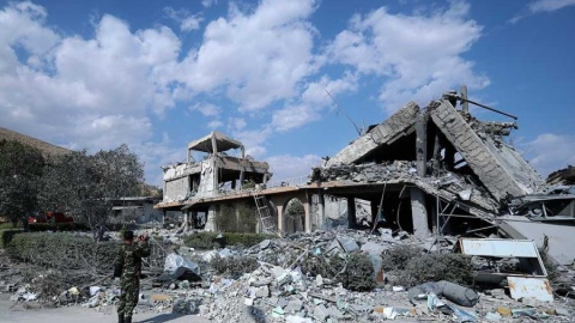 El bombardeo a Siria en Imagenes