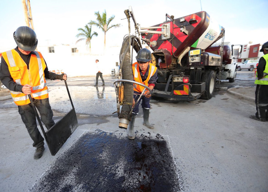 Invierte Gobierno Estatal de 20 mdp para bacheo en Reynosa