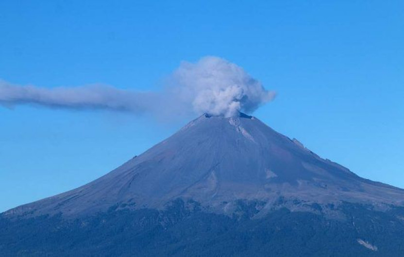 164 exhalaciones de baja intensidad registra el Popocatépetl