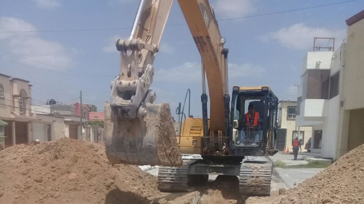 Terminarán en un mes rehabilitación de drenaje sanitario en Reynosa