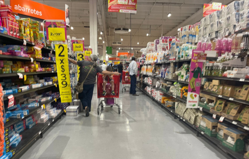 Sin compras de pánico en tiendas 