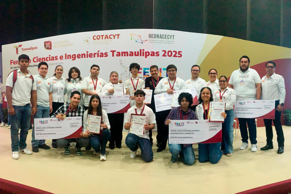 Premian proyectos de la UAT en la Feria de Ciencias e Ingenierías Tamaulipas 2025