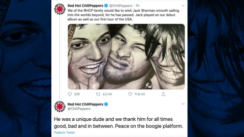 Fallece el exguitarrista de Red Hot Chili Peppers, Jack Sherman, a los 64 años