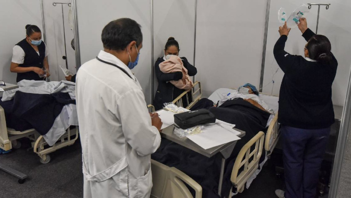 En México hospitales Covid a un 100% de su capacidad 