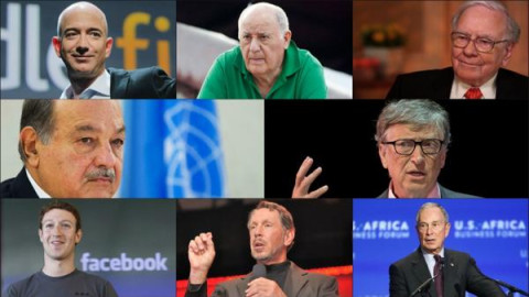 Seis de los hombres más ricos perdieron millones en la bolsa tras colapso bursátil