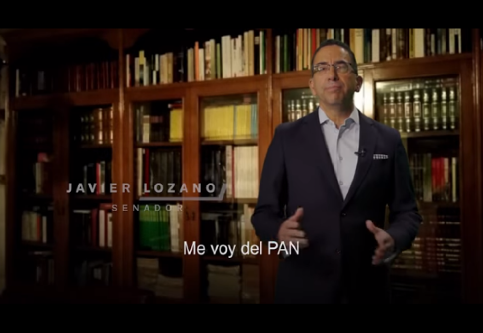 Me voy del PAN por mi propio pie: Javier Lozano