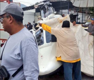 Cae Helicóptero en San Juanico