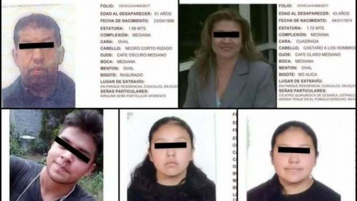 Encuentran cadáveres de una familia 