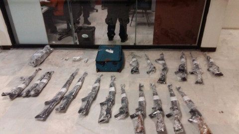 Asegura SSP vehículos y armamento