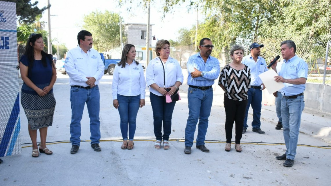Entrega Alcalde de Río Bravo obras de infraestructura social