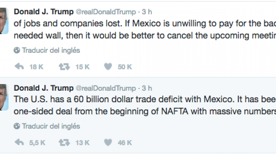 Anuncia EPN que no acudirá a reunión con Trump   