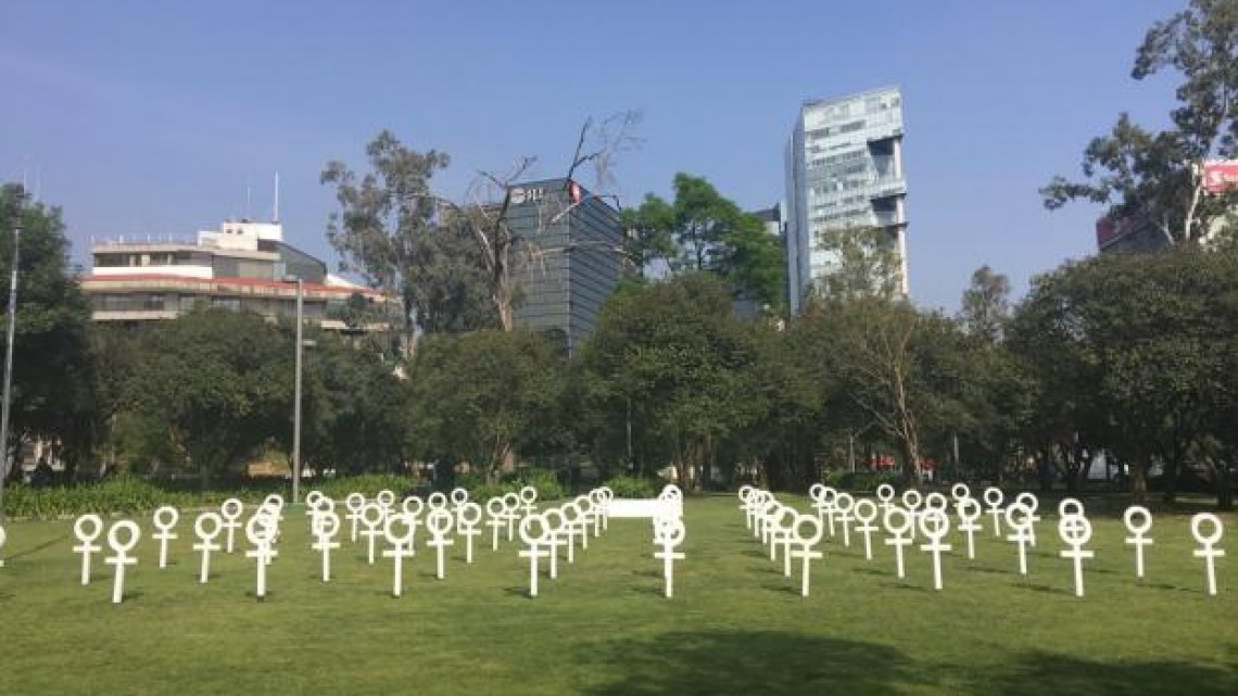 ONU inaugura en México exposición artística contra feminicidios 