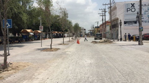Obras de plaza principal quedarán concluidas antes del grito de independencia