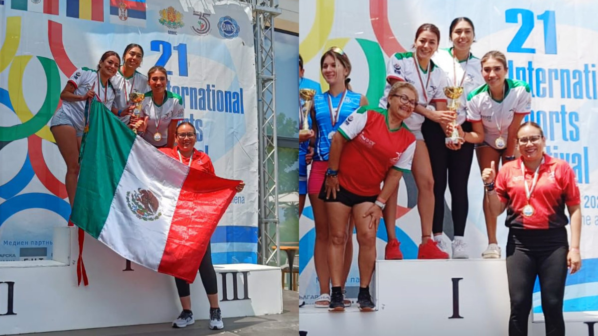 Selección de Voleibol de Playa pone en alto a México como Campeonas Internacionales