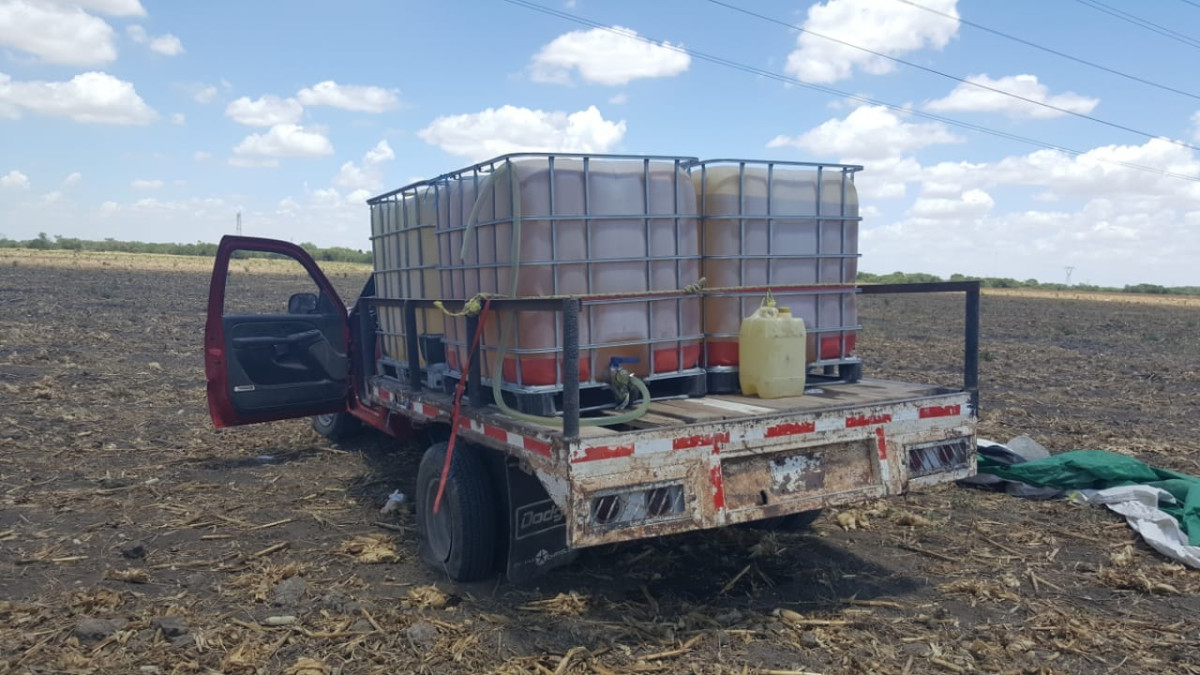 Aseguran 5 mil 400 litros de combustible robado