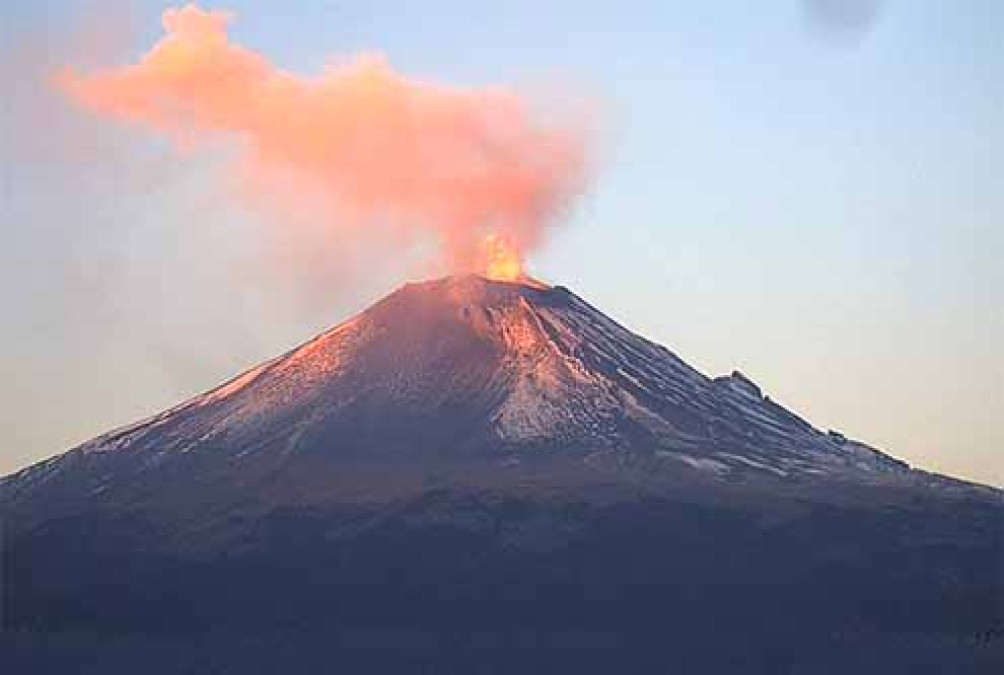 Popocatépetl registra 97 exhalaciones 