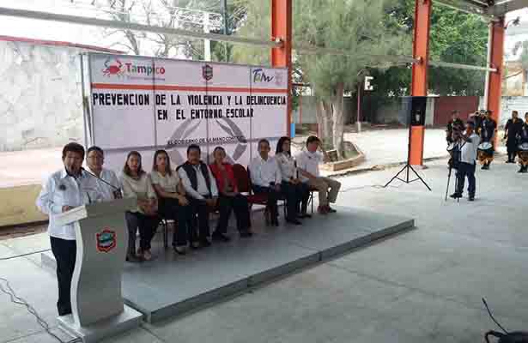 Implementan programa contra la violencia escolar en Tampico 