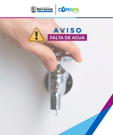 Anuncian suspensión de servicio de agua en sector oriente