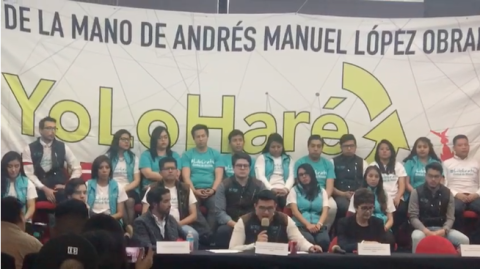 Renuncian a su militancia para unirse a AMLO jóvenes de PANAL