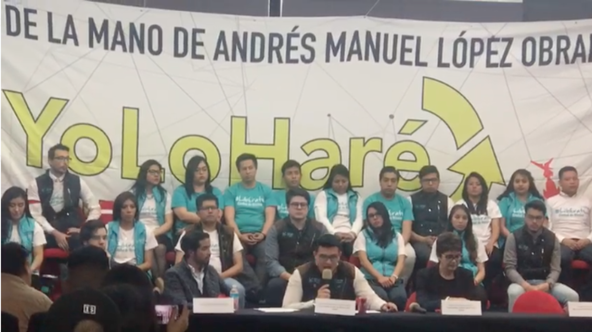 Renuncian a su militancia para unirse a AMLO jóvenes de PANAL