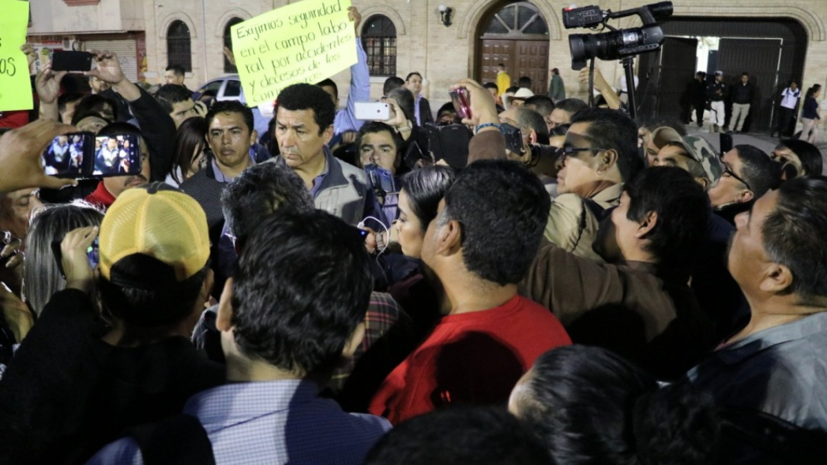 Protestan sindicalizados de JAD; piden apoyo al alcalde Mario López 