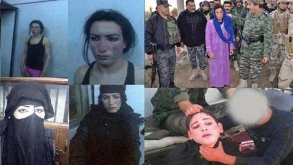 Terroristas intentan escapar vestidos de mujer 