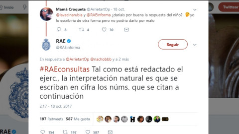 Reacciona la RAE ante disputa sobre un examen de matemáticas