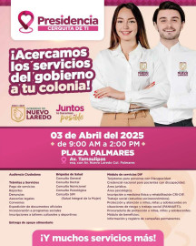 Llegará presidencia cerquita de ti a Palmares