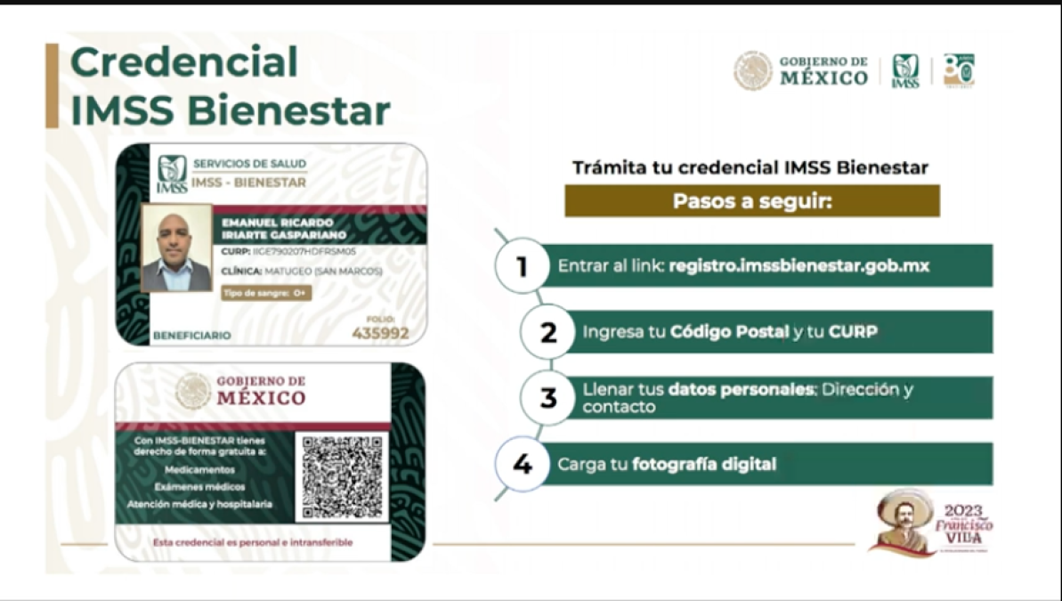 Presentan credencial para beneficiarios del IMSS-Bienestar; arranca prerregistro en 5 estados