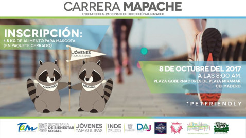 Incitan a participar en “Carrera con Causa Mapache”