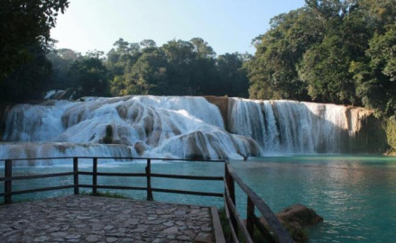 Restablecidas al 100% agua azul de cascadas: CONAGUA 