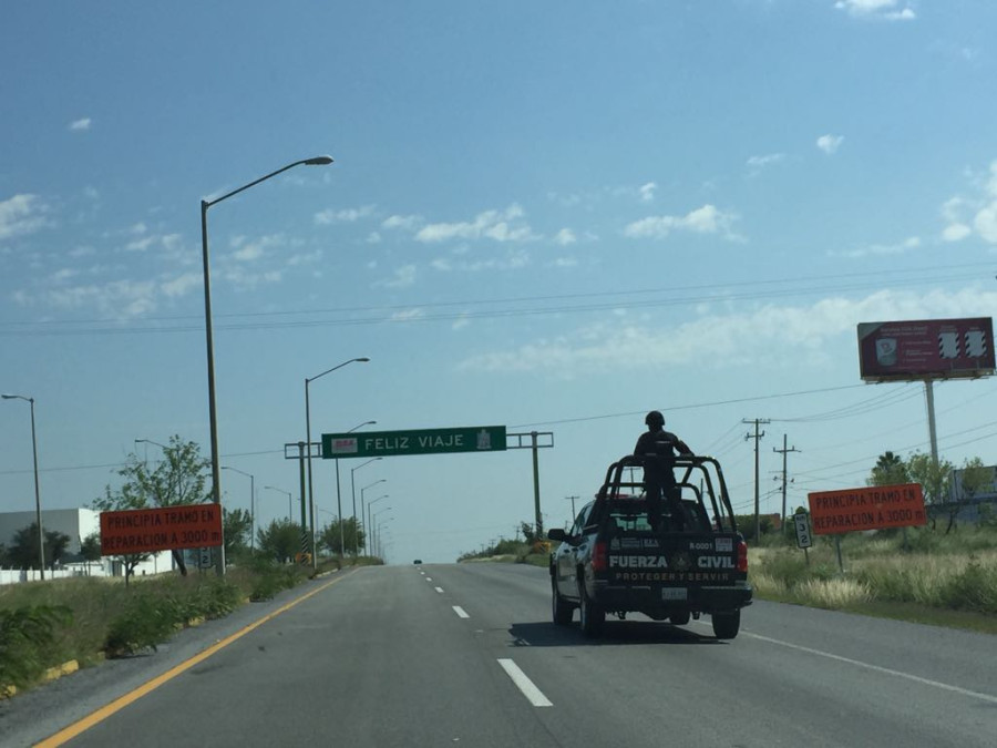 Refuerzan seguridad en carretera Reynosa-Monterrey