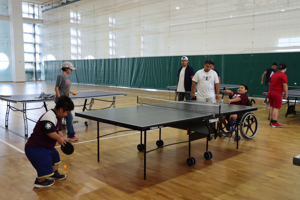 Sigue preparación del Equipo de Deporte Adaptado en el Polideportivo