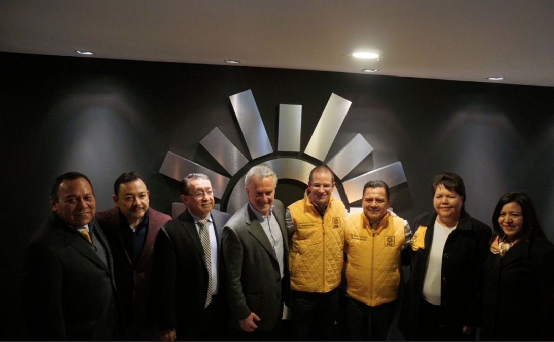 Anaya visita sede nacional del PRD