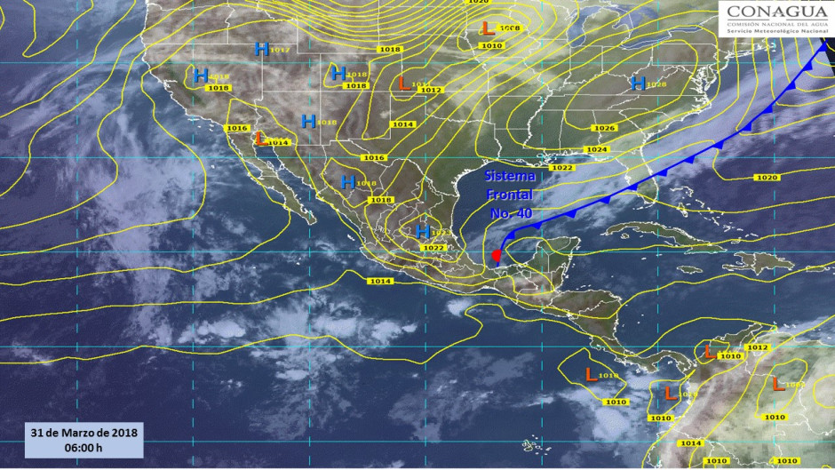 Tormentas puntuales para Veracruz y Chiapas
