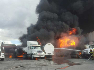 Causa movilización incendio en Tultepec