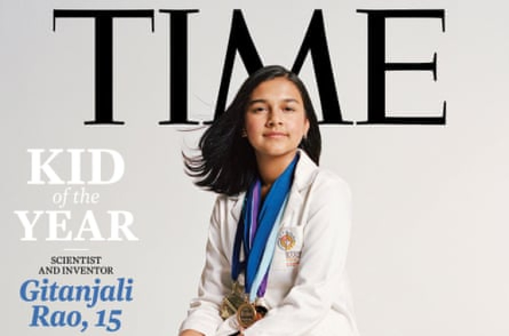 Revista Time pone a Gitanjali Rao como la ‘Niña del Año’ en su portada