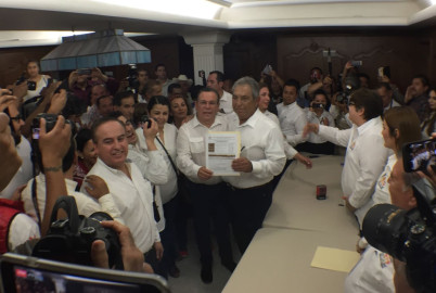 Se registra Serapio ante el IETAM, como candidato a la alcaldía de Reynosa