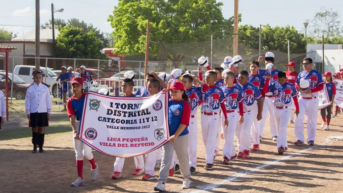 Inauguran Torneo Distrital de Béisbol
