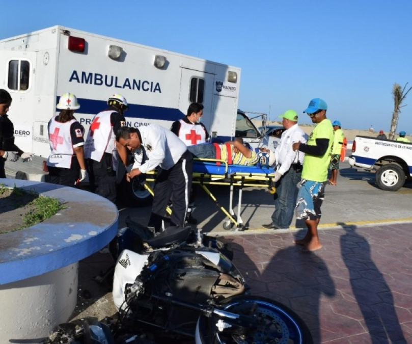Registran grave accidente en Playa Miramar