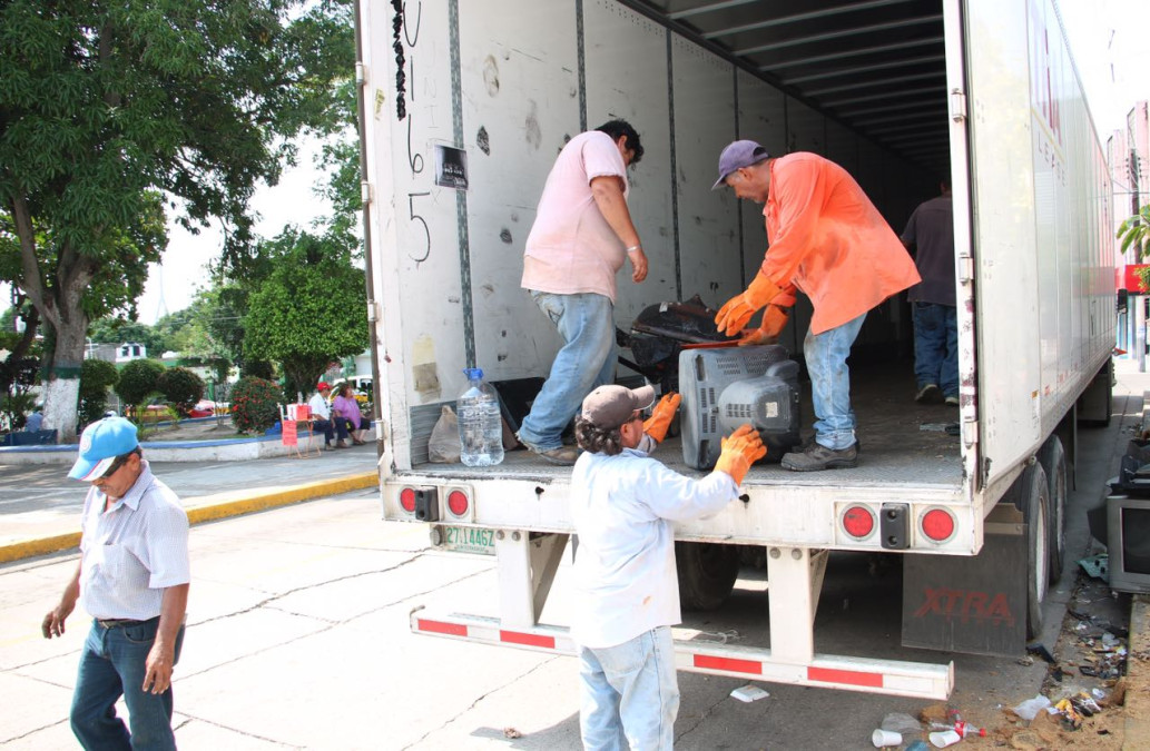 Envió Madero 2 toneladas de basura electrónica 